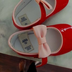 6 to 12 months red shoes